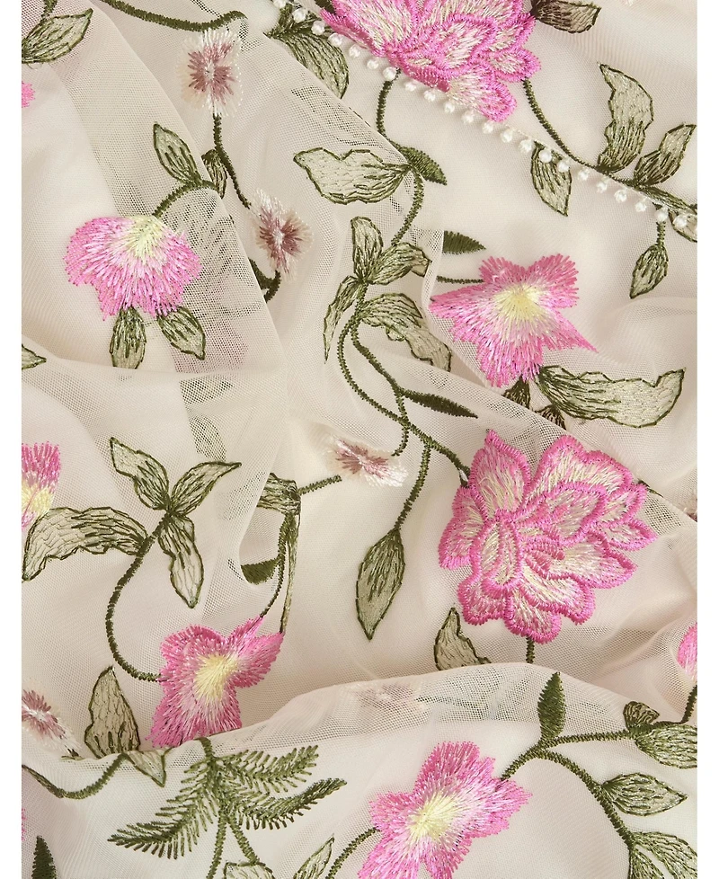Hobbs London Women's Tia Embroidered Floral Midi Dress
