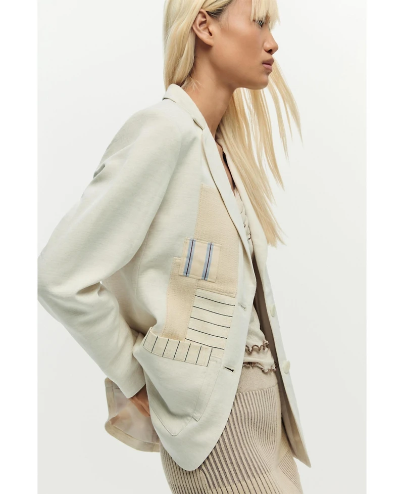 Desigual Women's patchwork blazer