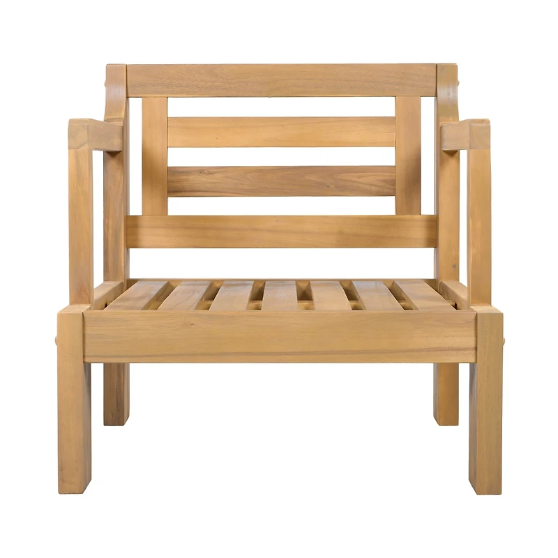 Streamdale Furniture Outdoor Acacia Patio Chair (Set of 2)