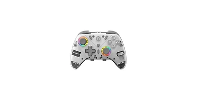 Sonicgrace Wireless Gaming Controller with Rgb Light and Charging Dock for Pc, Android and Ios