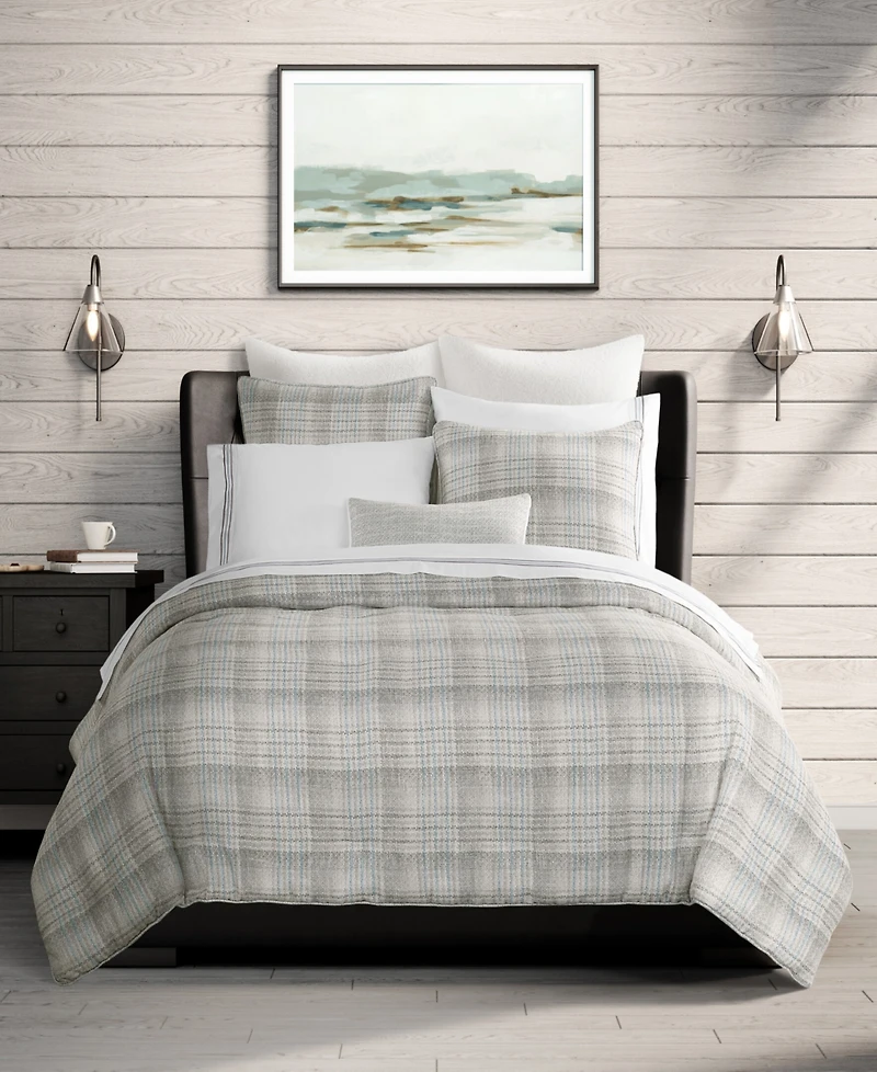 J Queen New York Alejandro Plaid 4-Piece Comforter Set