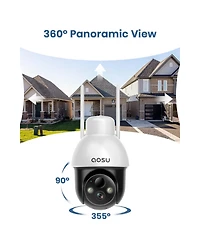 Aosu C9L Outdoor 2k/3mp Battery Powered Wifi Camera