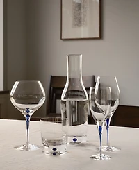 Orrefors Set of 2 Intermezzo Blue Double Old Fashioned Glasses