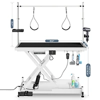 Streamdale Furniture Deluxe Electric Pet Grooming Table, Height Adjustable