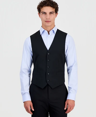 Tommy Hilfiger Men's Modern-Fit Wool Th-Flex Stretch Suit Separates Vest
