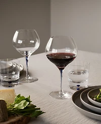 Orrefors Intermezzo Blue Set of 2 Bouquet Glasses