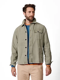 Aubin Men's Dowse Long Sleeve Relaxed Worker Jacket
