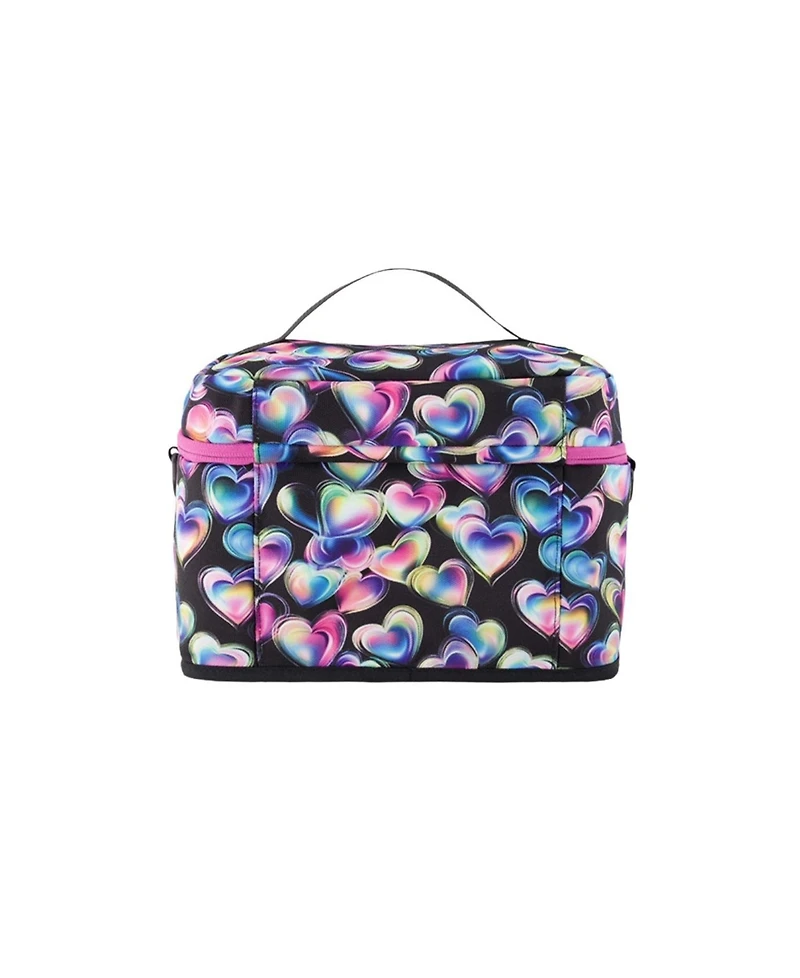 Deux par Deux Little Girl Hearts Charming Functional Spacious Lunch Box