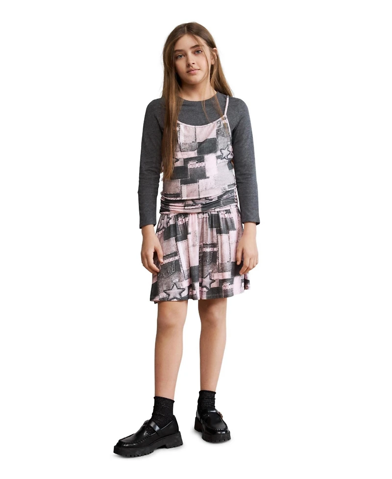 Desigual Girls's 2-in-1 printed dress