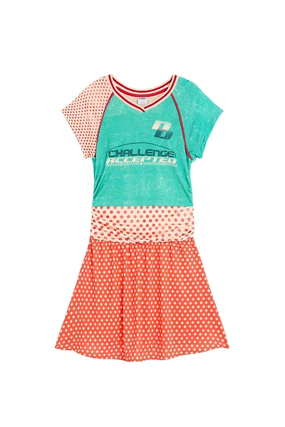 Desigual Girls Girls's Printed knit dress