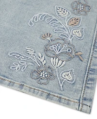 abercrombie kids Girls' 7-16 Floral Trail Flare-Leg Jeans