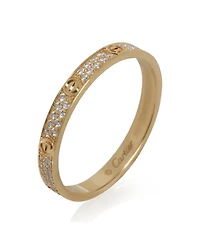 Pre-Owned Cartier Yellow Gold Diamond Mini Pave Love Ring