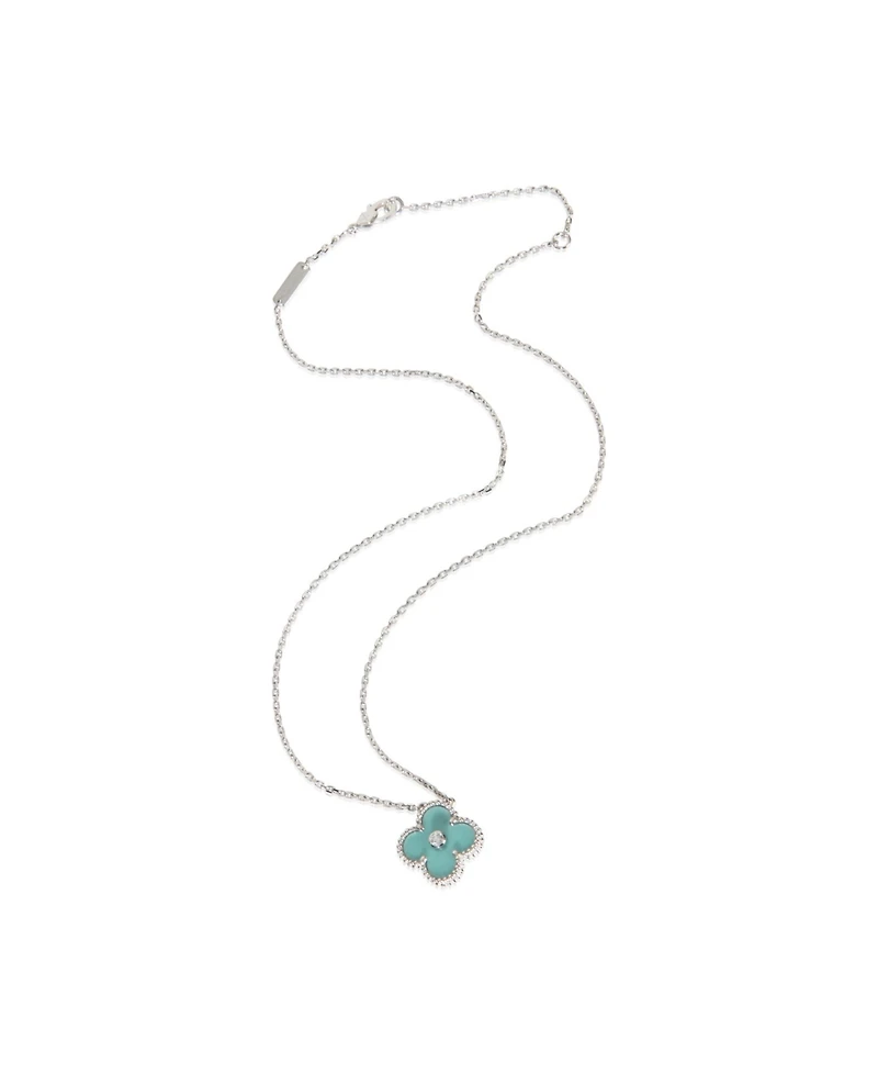 Pre-Owned Van Cleef & Arpels White Gold Diamond 2022 Limited Edition Pendant