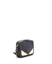 Pre-Owned Fendi Small Monster Camera Messenger Bag Leather