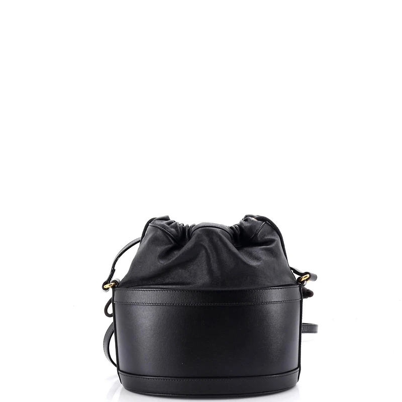 Pre-Owned Gucci Small Horsebit 1955 Bucket Crossbody Bag Leather