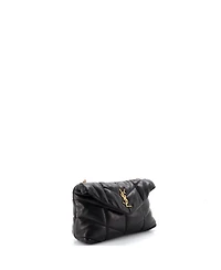 Pre-Owned Saint Laurent Mini Loulou Puffer Shoulder Bag Quilted Leather