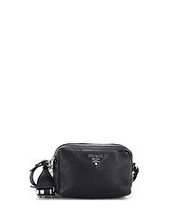 Pre-Owned Prada Small Flou Camera Crossbody Bag Vitello Daino