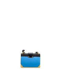 Pre-Owned Prada Small Cahier Crossbody Bag Leather and Saffiano Leather