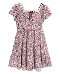 Speechless Girls' 7–16 Flutter Sleeve Knee Dress