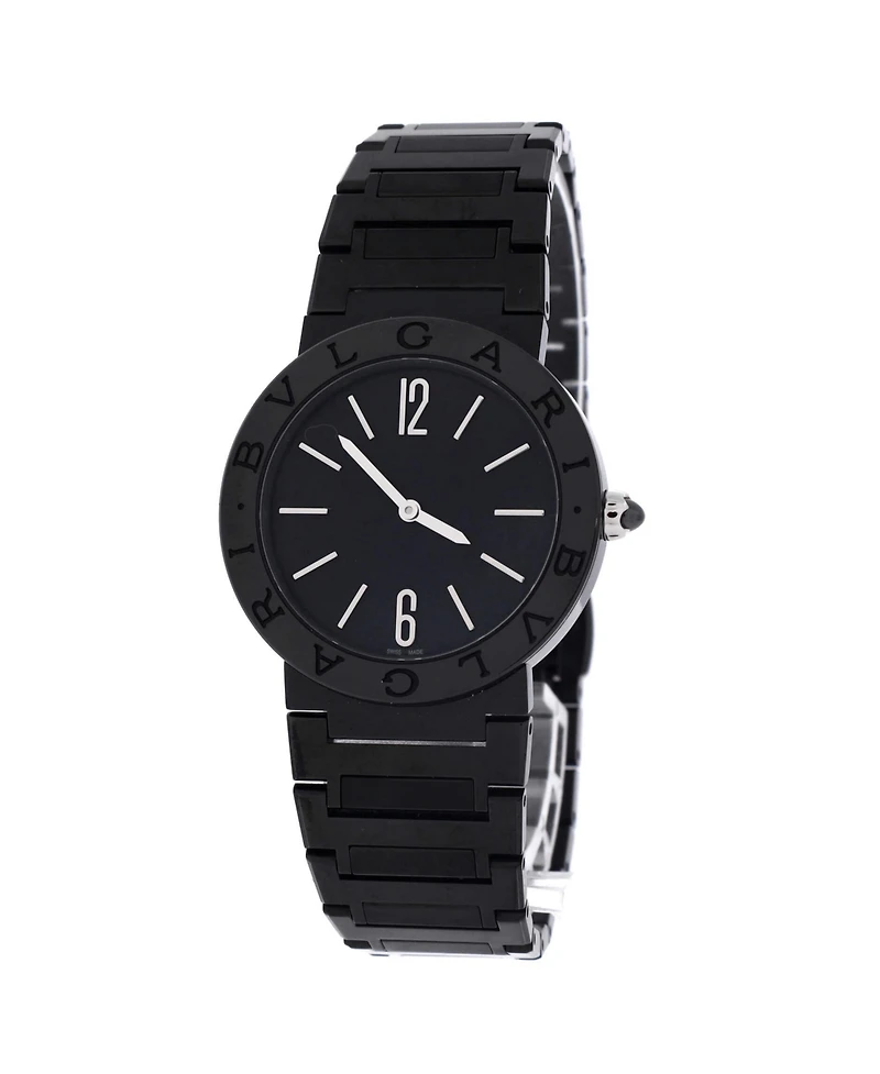 Pre-Owned Bvlgari Quartz Watch in Pvd Stainless Steel 33mm
