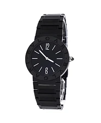 Pre-Owned Bvlgari Quartz Watch in Pvd Stainless Steel 33mm
