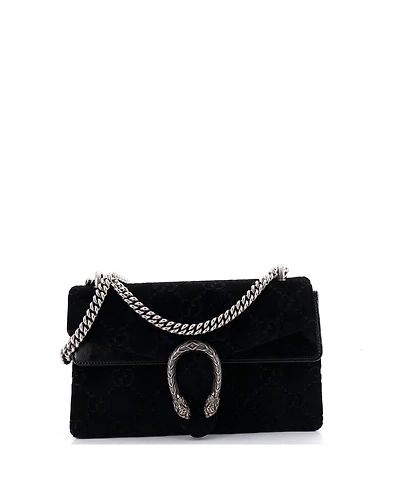 Pre-Owned Gucci Small Dionysus Bag Gg Velvet