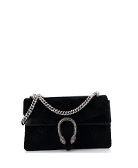 Pre-Owned Gucci Small Dionysus Bag Gg Velvet