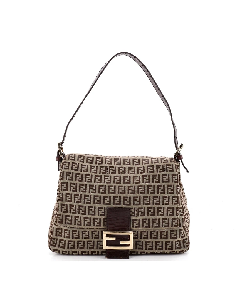 Pre-Owned Fendi Mama Forever Bag Zucchino Canvas