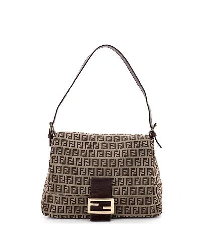Pre-Owned Fendi Mama Forever Bag Zucchino Canvas