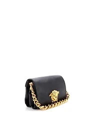 Pre-Owned Versace Palazzo Medusa Flap Bag Leather
