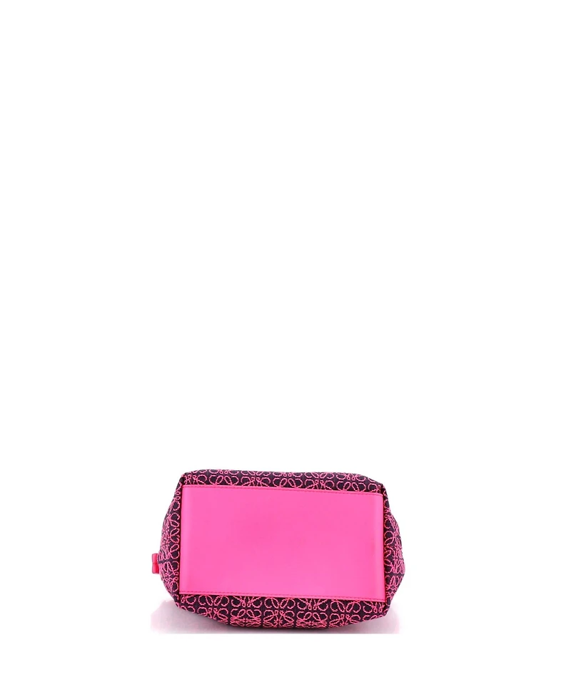 Pre-Owned Loewe Small Cubi Hobo Anagram Jacquard