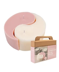 John Bead Decorative Candle Making Kit, Chinese Ying Yang Symbol Diy Art Kit for Home Decor Accessories