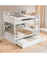 Streamdale Furniture over twin bunk bed with trundle