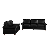 Streamdale Furniture Living Room Sofa with Storage Sofa 2+3 Sectional Faux Leather