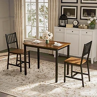 Streamdale Furniture Dining Table Set with 2 Chairs