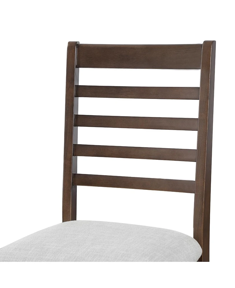 Streamdale Furniture Farmhouse Upholstered Dining Chairs Set
