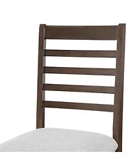 Streamdale Furniture Farmhouse Upholstered Dining Chairs Set