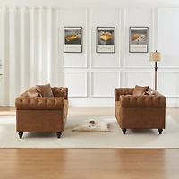 Streamdale Furniture Modern 3-Seat Combo Sofa Wood Frame and Feet