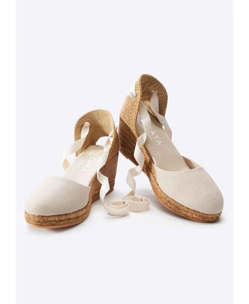 Viscata Women's Sagaro Canvas Espadrille Wedges