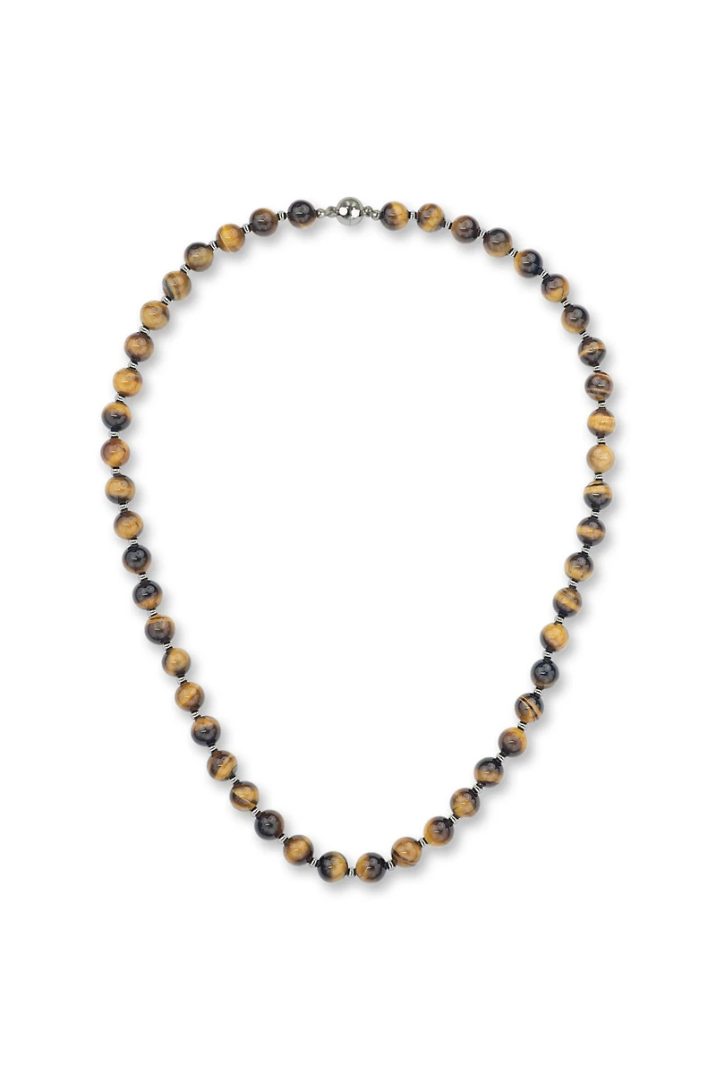 Classicharms Tiger's Eye Beaded Necklace