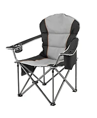 Yiortwo Oversized Camping Chair with Cooler Bag, Padded Folding Outdoor