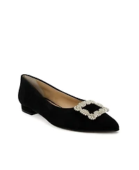 Menina Step Women's Tiara Crystal Flat