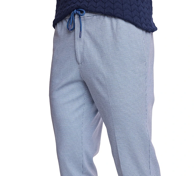 Paisley & Gray Men's Chester Knit Houndstooth Drawstring Pants