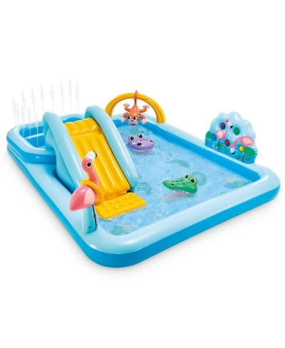 Gnuadz Jungle Adventure Inflatable Play Center Pool