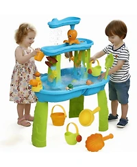 Gnuadz 3-Tier Water Table Kids Outdoor Sensory Play Summer Gift