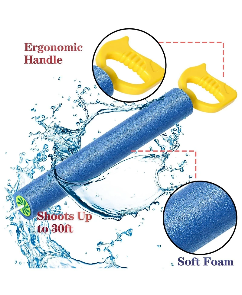 Gnuadz 4 Pieces Water Blaster Soaker Pool Beach Summer Party Games