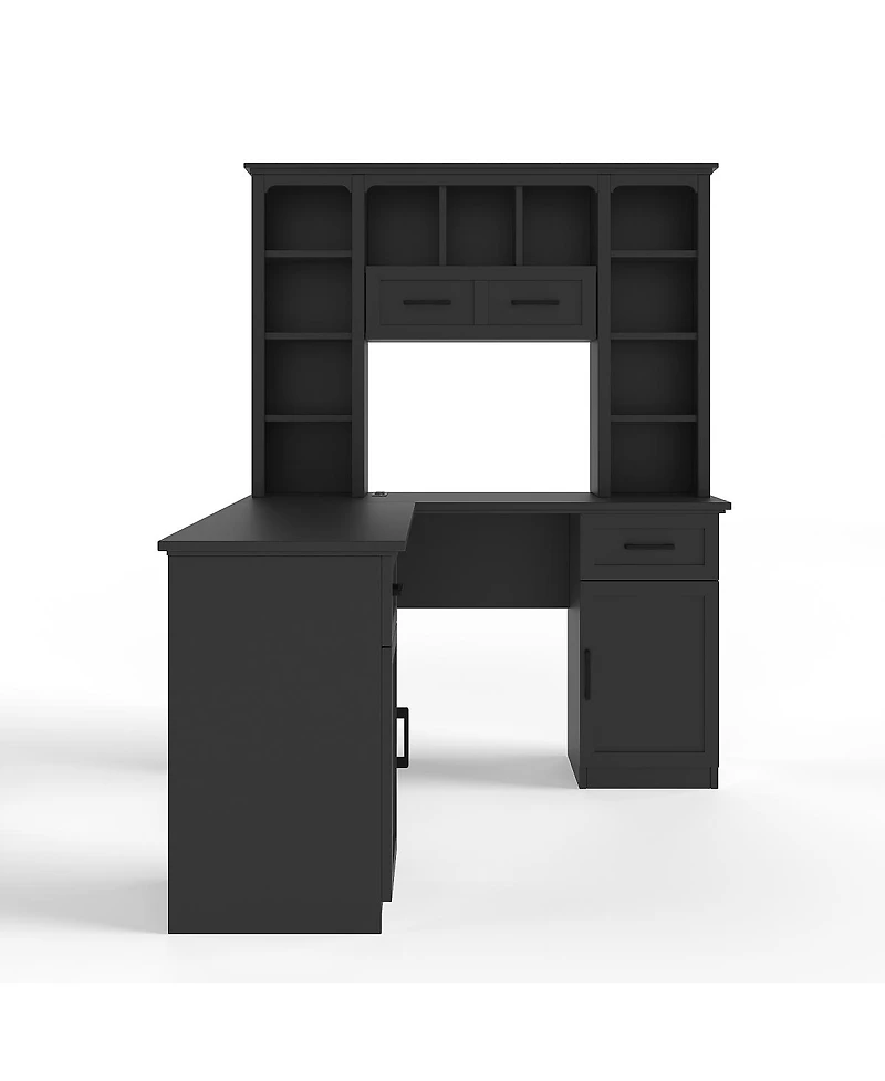 Streamdale Furniture L-Shaped Desk with Storage
