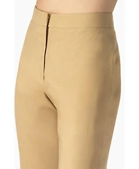 Ivonne Women's Linen Straight Leg Wide Pants