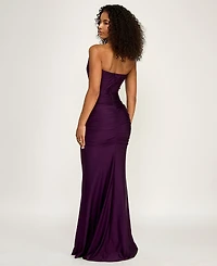 Emerald Sundae Women's Ruched Corset Gown