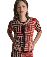Bcbg Women's Short-Sleeve Knit Top